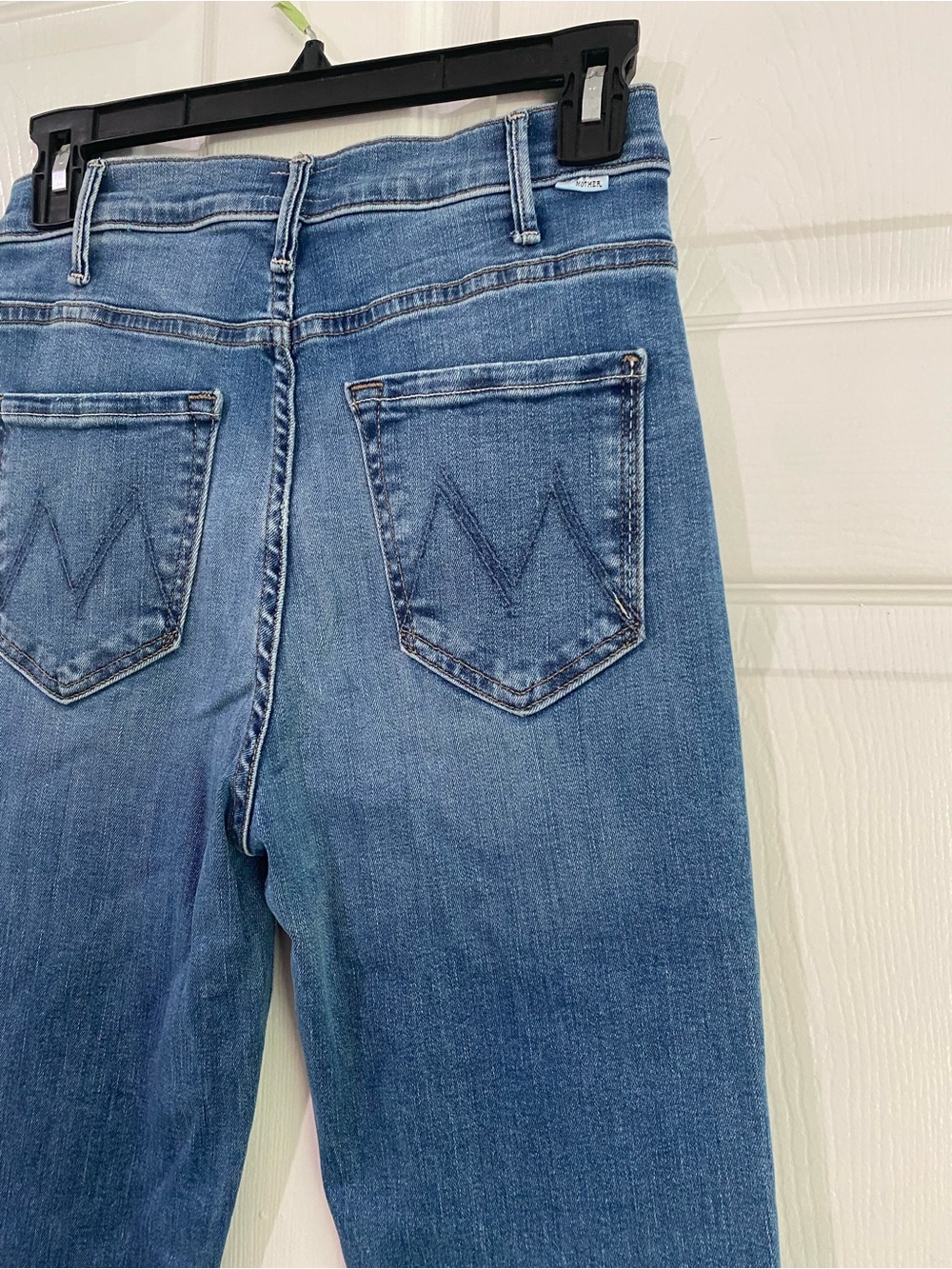 Mother The Hustler Ankle Fray Jeans In Healing Jar Wash High Rise Size 26 - Picture 10 of 15